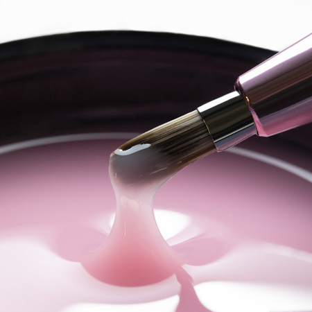 Pennellino automatico per gel Oval Pro Gel rosa dorato Molly Nails n. 6