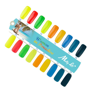 MollyLac Women in Paradise gloss and matte template, 9 colors