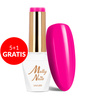 5 + 1 gratis. Esmalte híbrido LED/UV Gel Polish Molly Nails Power Flower n.º 723 Pink Tulip, sin HEMA ni Di-HEMA, 8 g