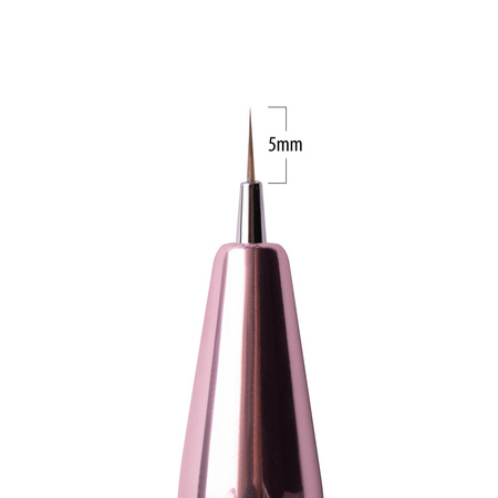 Automatischer Liner-Pinsel für Verzierungen Mini Pro Art Roségold Molly Nails 5 mm Nr. 5