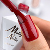Esmalte híbrido LED/UV Gel Polish La Vie en Rouge n.º 321 Midnight Secret MollyNails sin HEMA ni Di-HEMA, 8 g + muestrario de tonos rojos GRATIS