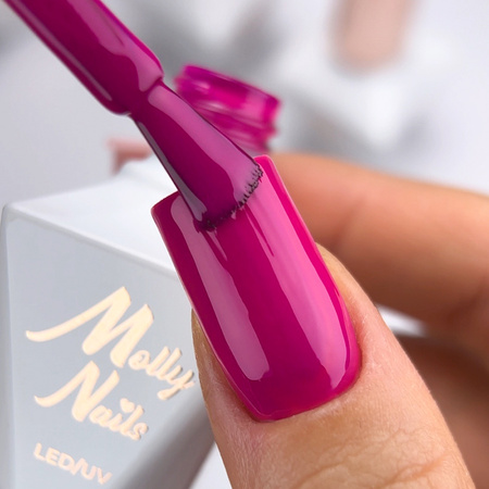 Vernis hybride LED/UV Gel Polish La Vie en Rouge n° 326 Filtres Pink MollyNails Sans HEMA/Di-HEMA 8 g + nuancier Pinks OFFERT