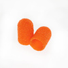 Cappucci per pedicure 7 mm, grana 120, 100 pezzi Fabric Podo AlleMed Arancione Orange