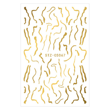 STZ-CS067 Gold Self-Adhesive Nail Stickers
