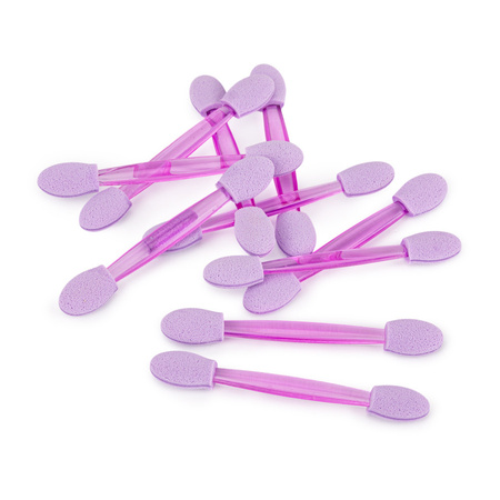 Applikator (Handpuppe) zum Einreiben von Puder von Molly Nails, violett, 10 Stück