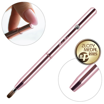 Automatischer Gelpinsel Oval Pro Gel in Roségold von Molly Nails Nr. 6