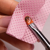 Staubfreie, perforierte Wattepads für die Nagelpflege von Molly Nails, rosa, 5 x 5 cm, 200 Stück