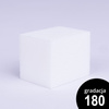 Petit bloc de polissage de luxe à quatre faces, 180/180, blanc