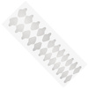 Moules autocollants en silicone pour Dual Form, forme ovale courte ST012-2 MollyLac, 24 pièces