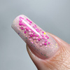 Colorful pearl beads for nail art in a case