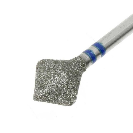 Fresa de diamante mn0807d - doble cono para serrar - plateada