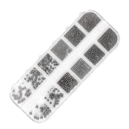 Box with Molly Nails black decorations, 1000 pieces