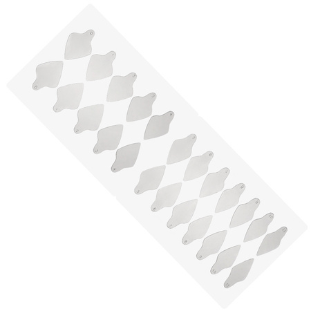 Самоклеючі силіконові форми для Dual Form, короткі шпильки ST012-4 MollyLac, 24 шт.