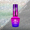 Esmalte híbrido Molly Nails Flashing Holo in Bottle, 8 g