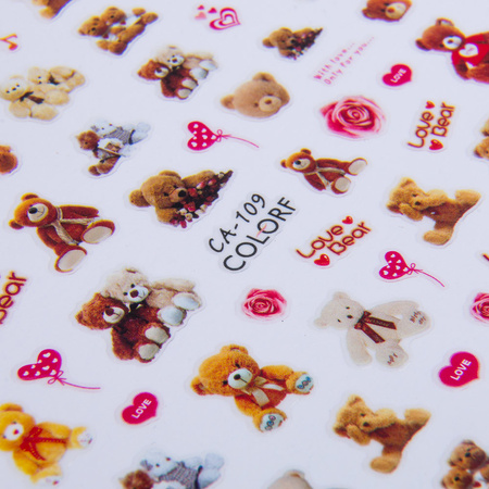 Thin self-adhesive Valentine's Day nail stickers CA-109