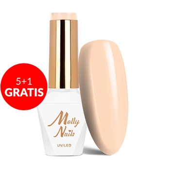 5 + 1 gratuit Vernis hybride Molly Nails « Delicate Woman » « A Subtle Woman » sans HEMA/Di-HEMA, 8 g, n° 68