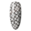Nageltransferfolie 80 cm Flower Black Nr. 1