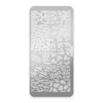 Placa con motivos para sellos: hojas de otoño ZG-L003