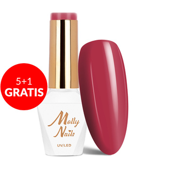 5+1 free Molly Nails Flamingo Rogue HEMA/Di-HEMA Free hybrid nail polish 8g No. 148