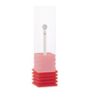 Fraise diamantée à bille de 4 mm, rouge, douce
