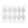 Self-adhesive silicone molds for Dual Form oval short ST012-2 MollyLac 24 pcs.