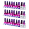 Hanging shelves for hybrid nail polishes - set of 3