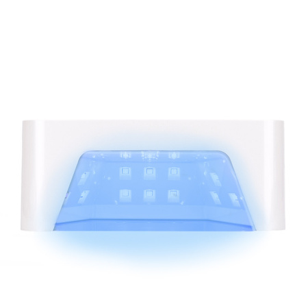 Lámpara UV/LED para uñas de 36 W Molly Nails para esmaltes híbridos, geles y acrilogeles, inalámbrica, blanca, modelo V9BAT