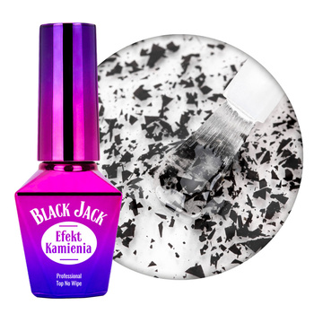 Jack Top Molly Nails «no wipe» з частинками чорного кольору, без HEMA/Di-HEMA, 10 г