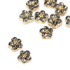 Molly Nails K1121 3D flower nail decorations, 10 pieces