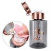 Dozownik z pompką na płyny MollyNails czarny 200 ml