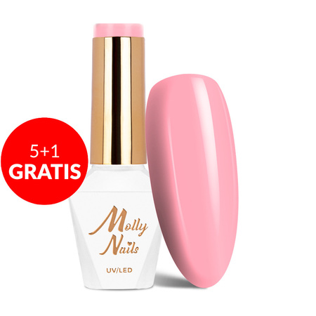 5+1 free Molly Nails Delicate Woman Girly HEMA/Di-HEMA Free hybrid nail polish 8g No. 66