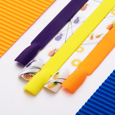 Thin, self-adhesive fruit nail stickers F293