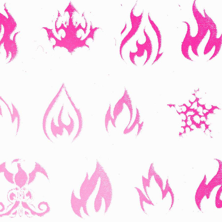 Luminous Flames Transferfolie, 100 cm, UV-leuchtend, Nr. 5
