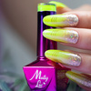 Esmalte híbrido MollyLac Women in Paradise The Coconut palms Neon 10 g N.º 73