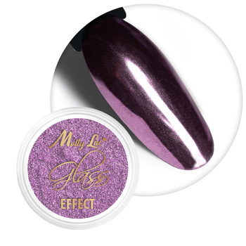Mirror dust effect for nail art MollyLac Glass Effect Lilac No. 6