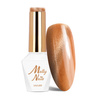 Esmalte híbrido LED/UV Gel Polish Yellows Cat Eye Metallic n.º 214 Molly Nails sin HEMA/Di-HEMA, 8 g