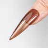 Farbenfrohes Topcoat ohne Abwischen – „Crystal Glass“ von Molly Nails, Chocolate, HEMA/Di-HEMA-frei, 10 g