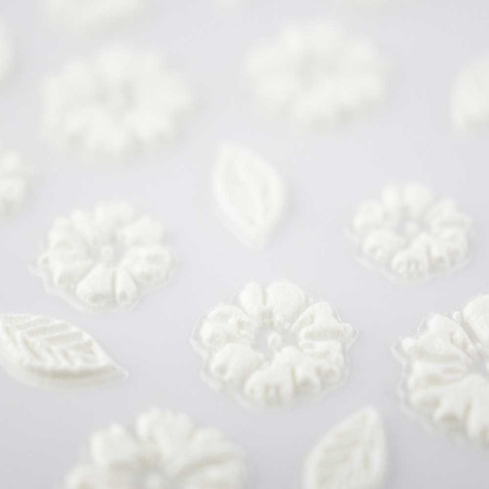 5D Self-Adhesive Flower Nail Stickers No. 28
