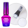 Base en caoutchouc LED/UV avec fibres Molly Nails Rubber Fiber Base Milky 10 g