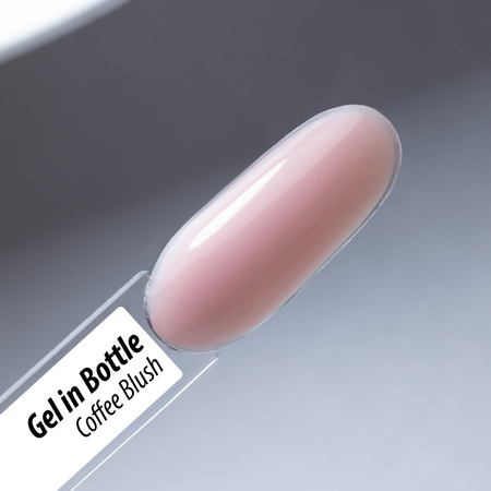 Gel modellante in flacone con pennellino Gel in Bottle Molly Nails Pro Salon Coffee Blush senza HEMA/Di-HEMA 15 g