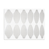 Self-adhesive silicone molds for Dual Form oval ST012-3 MollyLac 24 pcs.