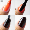 Smalto ibrido Molly Nails Crackle Gel nero n. 158 8 g