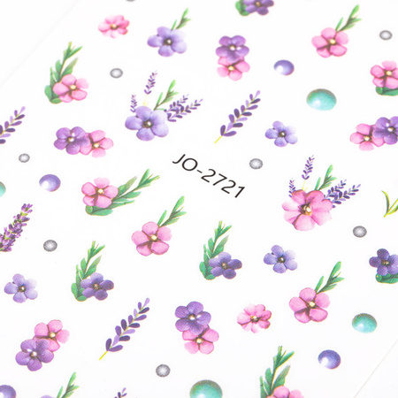 Autocollants pour ongles « Fleurs » JO-2721