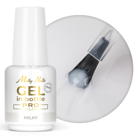 Gel in Bottle Molly Nails Pro Salon Milky HEMA/Di-HEMA Free 15g