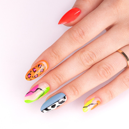 Vernis hybride Molly Nails Neons Lemon sans HEMA/Di-HEMA, 8 g, n° 70