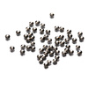 SS3 Black Diamond glass nail rhinestones, approx. 50 pcs.