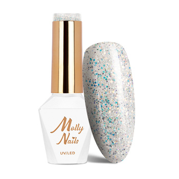 Гібридний лак Molly Nails Spotlight Pearlight без HEMA/Di-HEMA, 8 г, № 630