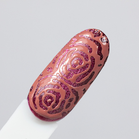 Creative Flow Color Gel - Gel creativo para Nail Art que permite crear efectos difuminados y diseños suaves. Molly Nails Rusty Nude. Sin HEMA ni Di-HEMA. 5 g