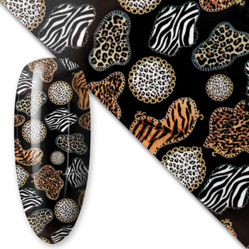 Film de transfert pour ongles 80 cm Animal n° 12