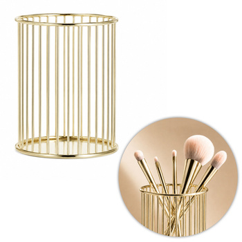 Стійка-органайзер для пензликів, золота, № 6